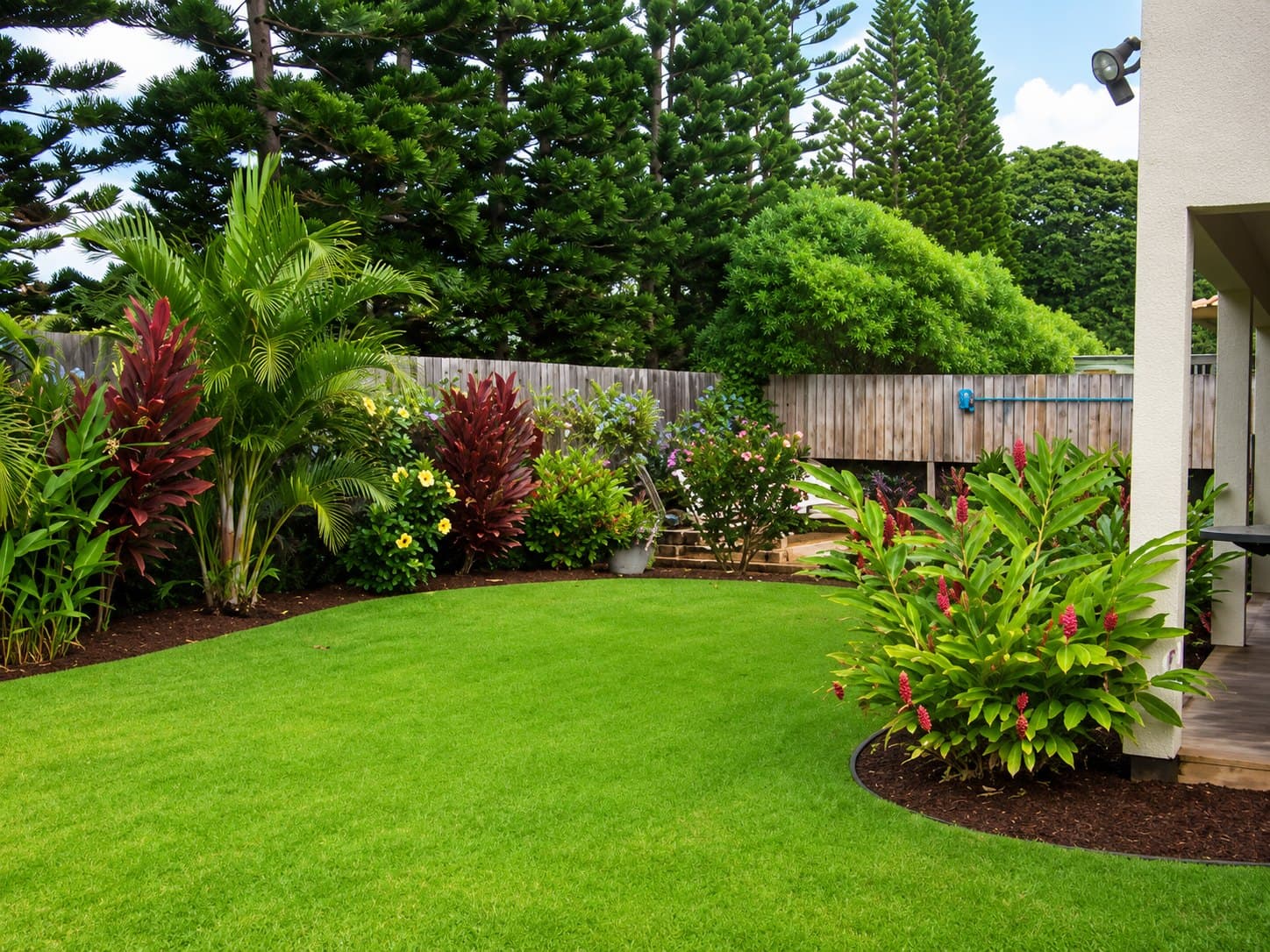 A beautifully transformed residential landscape